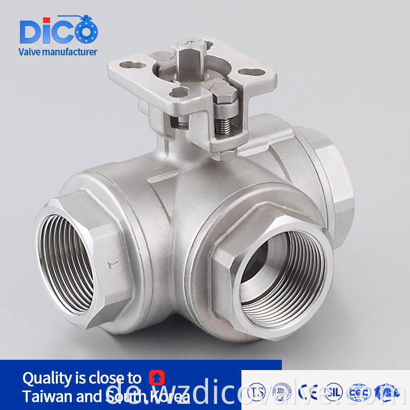 3 WAY BALL VALVE